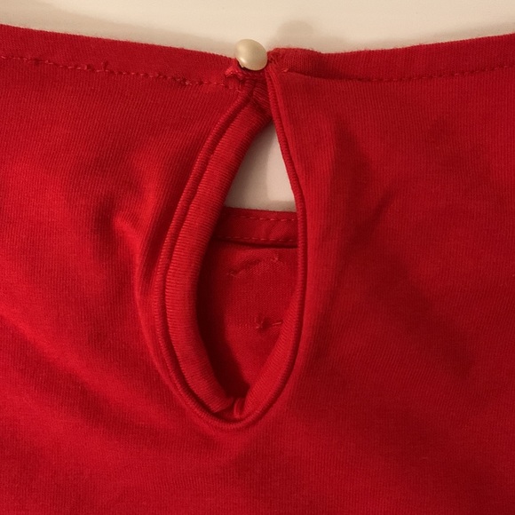 Pili Carrera Red Blouse - Size 12 - Picture 4 of 4